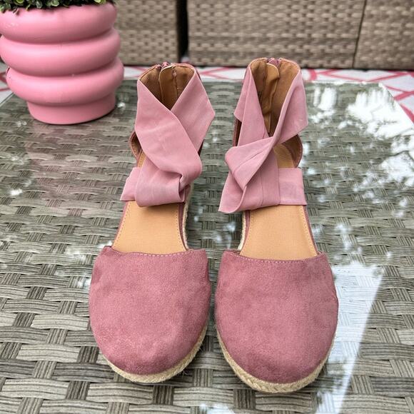 Blush Pink Sabine Espadrilles Women’s Size 9 - Picture 3 of 9